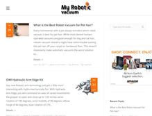 Tablet Screenshot of myroboticvacuum.com